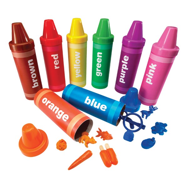 Rainbow Sorting Crayons